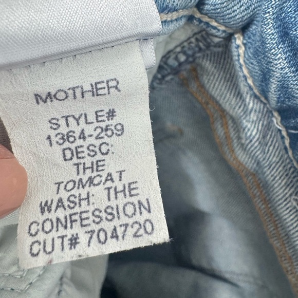 MOTHER THE TOMCAT THE CONFESSION SIZE 27 JEANS  B3051 - Picture 7 of 7